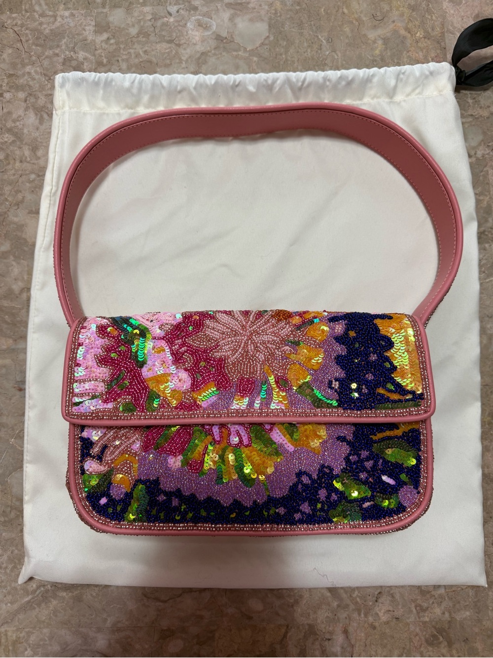 Staud Aurora Beaded Bag